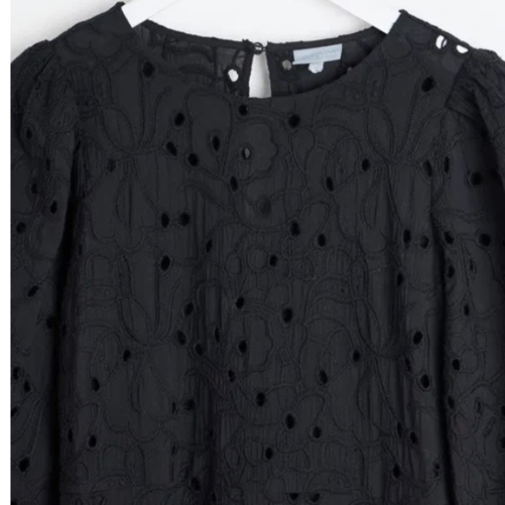 OLIVER BONAS
Broderie Tiered Midi Dress, US size 2, New without tags - Picture 4 of 12